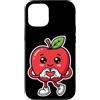 Cute Apple Fruit for Children Kids & Adu Custodia per iPhone 12/12 Pro mela, con, cuore, grafico, cuore, simbolo, cartone
