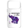 Alzheimer Ribbon Memory Support Walk Des Custodia per iPhone 17 Pro Alzheimer's Awareness Nastro Viola Elefante Floreale Donne
