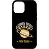 Outer System Saturn Rings Astronomy Custodia per iPhone 12 Pro Max Saturno Anelli Sistema Esterno Pianeta Astronomia