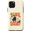 Midnight Feline Society Custodia per iPhone 11 Pro Black Cat Energy Felino divertente Halloween Spooky Season