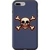 Wistful Custodia per iPhone 7 Plus/8 Plus Simbolo pirata sorridente Jolly Roger