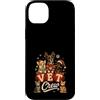 Vet Tech Veterinarian Christmas Apparel Custodia per iPhone 14 Plus Vet Crew Veterinaria Medicina Veterinaria Veterinario Tecnologico Natale