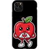 Cute Apple Fruit for Children Kids & Adu Custodia per iPhone 11 Pro Max mela, con, cuore, grafico, cuore, simbolo, cartone