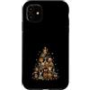 Vet Tech Veterinarian Christmas Apparel Custodia per iPhone 11 Medicina veterinaria Veterinaria Veterinario Tech Natale