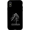 Gudrun Norse Valkyrie Shield Warrior Custodia per iPhone X/XS Guerriero norreno Gudrun Valkyrie Sword Shield