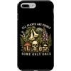 Botany Mushroom Plant Lover Dark Humor G Custodia per iPhone 7 Plus/8 Plus Tutte le piante sono commestibili alcune solo una volta botanica del cranio dei funghi