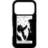 Funny Black Cat Tarot Card The Lovers Ca Custodia per iPhone 17 Pro The Lovers Tarocco Carta Umorismo Gatto Kitty Halloween Cat Owner
