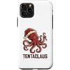 Tentaclaus - Octopus Christmas Apparel & Custodia per iPhone 11 Pro Octopus - Cappello da Babbo Natale in Tentaclaus
