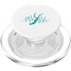 Geschenk für Taucher und Tauchen T-Shirt Maglietta da sub APNOE TAUCHEN CUORE PULLA COPERTA PopSockets PopGrip per MagSafe