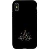 Vet Tech Veterinarian Christmas Apparel Custodia per iPhone X/XS Medicina veterinaria Veterinaria Veterinario Tech Natale