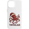Tentaclaus - Octopus Christmas Apparel & Custodia per iPhone 14 Octopus - Cappello da Babbo Natale in Tentaclaus
