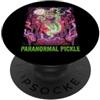 Halloween Glam Retro Vintage Comics Pop Paranormale Sottaceto Cetriolo Aneto Fantasma Spettrale Orrore Spaventoso PopSockets PopGrip Adesivo