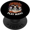 Spooky Tile Club Mahjong Halloween Scheletri Serata Spooky PopSockets PopGrip Adesivo