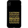 Neurotransmitters | Action Potential | D Custodia per iPhone XS Max La cautela può parlare di cervello per ore | Neuroscienze