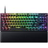 Razer Huntsman V3 Pro Tenkeyless - Tastiera ottica analogica e-sport senza tastierino numerico (trigger a fuoco rapido, manopola digitale, tappi per tasti strutturati Doubleshot PBT) layout DE | nero