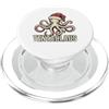 Tentaclaus - Octopus Christmas Apparel & Octopus - Cappello da Babbo Natale in Tentaclaus PopSockets PopGrip per MagSafe