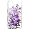 White Violet Purple Lavender Lilac Flora Custodia per iPhone 17 Fiori botanici floreali bianchi viola viola lavanda lilla