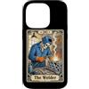 Welder Tarot Card Metal Worker Graphic Custodia per iPhone 14 Pro Il Saldatore Tarocchi Scheletro Saldatura Metal Worker Job