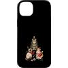 Vet Tech Veterinarian Christmas Apparel Custodia per iPhone 14 Plus Medicina veterinaria Veterinaria Veterinario Gatti Natale