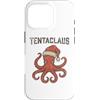 Tentaclaus - Octopus Christmas Apparel & Custodia per iPhone 16 Pro Octopus - Cappello da Babbo Natale in Tentaclaus