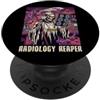 Halloween Glam Retro Vintage Comics Pop Radiologia Tristo Mietitore X-Ray Rad Tech Radiologo Spooky PopSockets PopGrip Adesivo