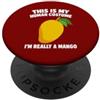 Mango Costume Comedy Divertente scherzo sulla frutta del costume umano di Halloween con mango PopSockets PopGrip Adesivo