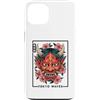 Hannya Oni Mask Aesthetic By TW Custodia per iPhone 13 Maschera Yokai Oni giapponese del demone del diavolo Hannya con fiori di ciliegio