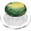 Green Mountain Pop Mount Socket Art Work Green Mountain Pop Mount, opera d'arte in legno PopSockets PopGrip per MagSafe
