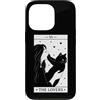 Funny Black Cat Tarot Card The Lovers Ca Custodia per iPhone 13 Pro The Lovers Tarocco Carta Umorismo Gatto Kitty Halloween Cat Owner