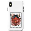 Hannya Oni Mask Aesthetic By TW Custodia per iPhone X/XS Maschera giapponese del diavolo Yokai del diavolo Hannya Giappone Oni