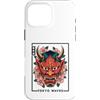Hannya Oni Mask Aesthetic By TW Custodia per iPhone 16 Pro Max Maschera giapponese del diavolo Yokai del diavolo Hannya Giappone Oni
