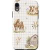 Cozy Countryside Farm Life Design Studio Custodia per iPhone XR Pastoral Homestead Cavallo Mucca Pecora Paese Acquerello