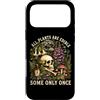 Botany Mushroom Plant Lover Dark Humor G Custodia per iPhone 17 Pro Max Tutte le piante sono commestibili solo una volta teschio botanico umorismo