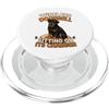 Funny Rottweiler Owners Rottweiler Dog Wireless Doorbell Sitting on Its Charger PopSockets PopGrip per MagSafe