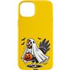 Chicken Halloween Spooky Ghost Costume F Custodia per iPhone 15 Plus Pollo tremante Halloween Fantasma Gallo Dolcetto O scherzetto