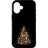 Vet Tech Veterinarian Christmas Apparel Custodia per iPhone 16 Medicina veterinaria Veterinaria Veterinario Tech Natale