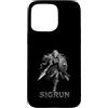 Norse Valkyrie Shield Maiden Sigrun Custodia per iPhone 15 Pro Max Battaglia inaugurale dello scudo norreno della Valchiria di Sigrun
