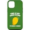 Mango Costume Comedy Custodia per iPhone 12/12 Pro Divertente scherzo sulla frutta del costume umano di Halloween con mango