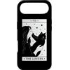Funny Black Cat Tarot Card The Lovers Ca Custodia per iPhone Air The Lovers Tarocco Carta Umorismo Gatto Kitty Halloween Cat Owner