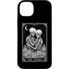 Tarot Card The Lovers Skeleton Goth Hall Custodia per iPhone 14 Plus The Lovers Tarocchi Scheletro Gotico Tarocchi Lettura Strega
