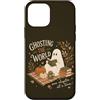 Cute Ghost Halloween Custodia per iPhone 12 mini Ghost Reading Book Lover Fall Halloween Reader