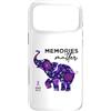Alzheimer Ribbon Memory Support Walk Des Custodia per iPhone 17 Pro Max Alzheimer's Awareness Nastro Viola Elefante Floreale Donne