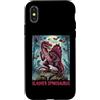 Halloween Glam Retro Vintage Comics Pop Custodia per iPhone X/XS Spinosaurus Dinosauro Spettrale Spaventoso Infestato Horror Donne Ragazza