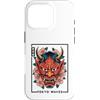 Hannya Oni Mask Aesthetic By TW Custodia per iPhone 16 Pro Maschera giapponese del diavolo Yokai del diavolo Hannya Giappone Oni