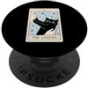 Funny Black Cat Tarot Card The Lovers Ca The Lovers Tarocco Carta Black Cat Lover Halloween Strega PopSockets PopGrip Adesivo