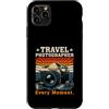 Adventure Travel Photographer Camera Custodia per iPhone 11 Pro Max Fotografo di viaggio in ogni momento