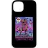 Halloween Glam Retro Vintage Comics Pop Custodia per iPhone 13 T-Rex Frankenstein Mostro Dinosauro Tyrannosaurus Spooky