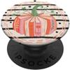 Autumn Reader Bibliotecario insegnante di lettura autunnale amante dei libri di zucca PopSockets PopGrip Adesivo