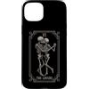 Tarot Card The Lovers Skeleton Goth Hall Custodia per iPhone 15 Plus The Lovers Tarocchi Scheletro Gotico Halloween Strega