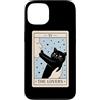 Funny Black Cat Tarot Card The Lovers Ca Custodia per iPhone 13 The Lovers Tarocco Carta Amante Gatto Strega Halloween Divertente